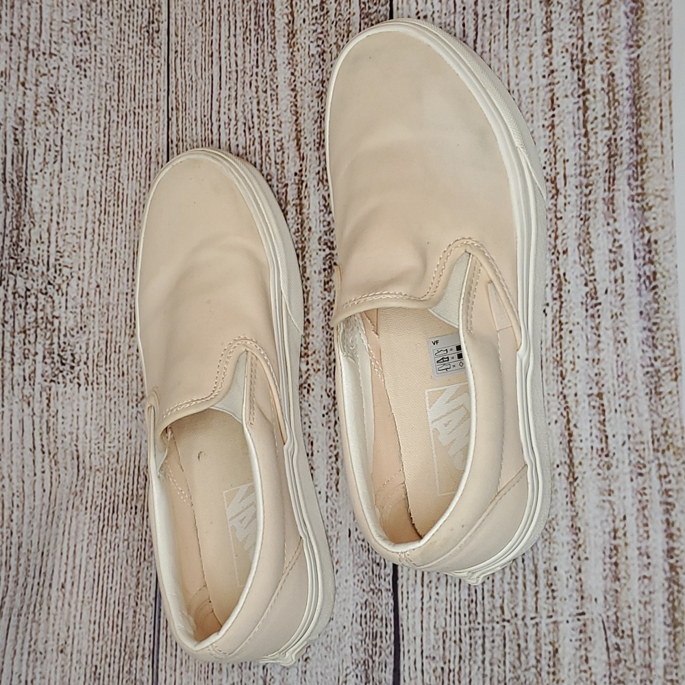 Light Pink Slip On Vans